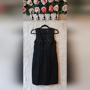 Jacob Braid & Stud Classic Mini Dress